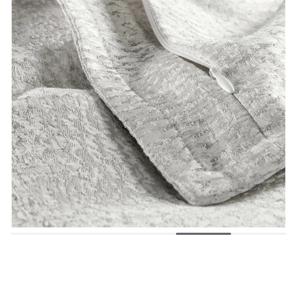 Hotel Collection Gray Comforter with Modern Geometric Design